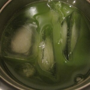 おいしい♪アイス緑茶！